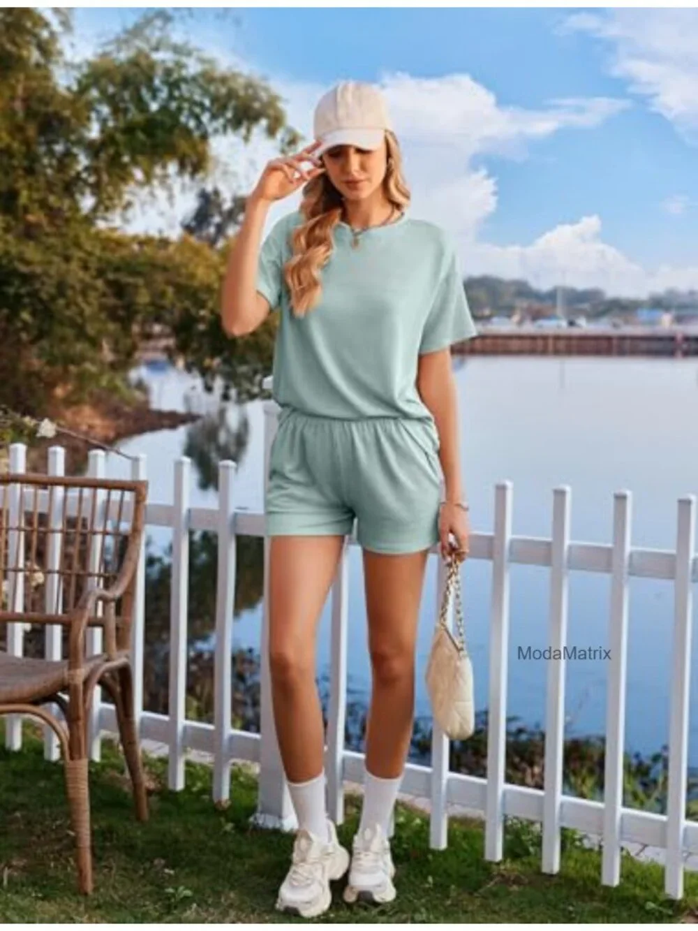 2 Piece Lounge Set Women Casual Matching Summer Outfits